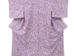 萩模様手織り紬着物